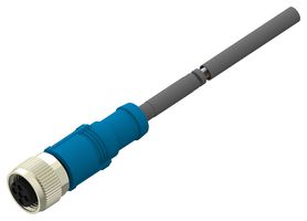 TE CONNECTIVITY T4151320003-003 SENSOR CORD, 3P, M12 RCPT-FREE END, 1.5M