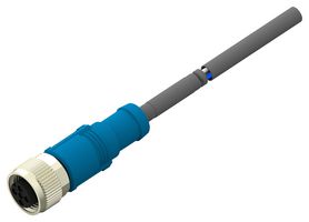 TE CONNECTIVITY T4151320005-005 传感器线缆, 5P, M12 母-自由线端, 5M