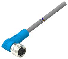 TE CONNECTIVITY T4151420004-007 传感器线缆, 4P, M12 母-自由线端, 10M