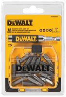 DEWALT DWAF2058CS 套件, 紧凑型磁性套件, 18件