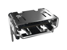 AMPHENOL COMMUNICATIONS SOLUTIONS 10029449-101RLF HDMI TYP A CONN, R/A RCPT, 19POS, SMT/TH
