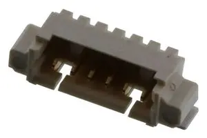 AMPHENOL COMMUNICATIONS SOLUTIONS 10114830-11106LF CONN, R/A HEADER, 6POS, 1ROW, 1.25MM