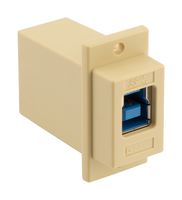 L-COM ECF504-3BA-IVY 适配器, USB, 3.0 B 母-A 母