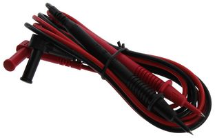 EXTECH INSTRUMENTS TL803 TEST LEAD SET, BLACK, RED, 1KV, 10A