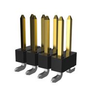AMPHENOL COMMUNICATIONS SOLUTIONS 54202-G3003LF 板至板连接器, 针座, 6路, 2排, 2.54MM