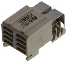 AMPHENOL COMMUNICATIONS SOLUTIONS 89039-101LF 连接器, 背板, 母, 8路, 2MM