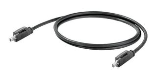WEIDMULLER 2725850020. ETHERNET CABLE, SPE JACK-JACK, 2M, BLACK