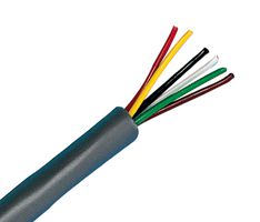 ALPHA WIRE 5014C SL033 MULTICORE CABLE, 24AWG, PVC, 328FT