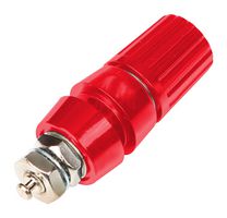 ABBATRON HH SMITH 799-102 BINDING POST, FLUTED, RED, PANEL MOUNT