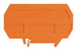 WAGO 209-190 SEPARATOR, DIN RAIL TB, ORANGE