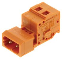 WAGO 231-632 接线端子块, 可插拔, 2路, 28-12AWG