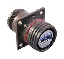 GLENAIR 233-350NF00-153ANH 耦合器, USB, 3.0 A 母-母, 9路