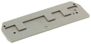 WAGO 282-308 END PLATE, RAIL MOUNTED TERMINAL BLOCK