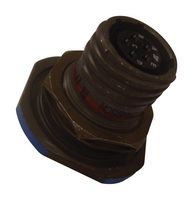 AMPHENOL AEROSPACE D38999/24KE6PN CIRCULAR CONNECTOR, RCPT, 17-6, JAM NUT