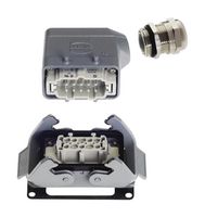 HARTING 10330100000 连接器 套件, 电线至电线, 10路+PE