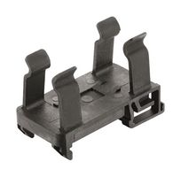 HARTING 09100009912 ADAPTER, DIN RAIL, POLYAMIDE, BLACK