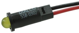 DIALIGHT 558-0302-003F 发光二极管灯, 黄色