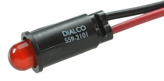 DIALIGHT 559-2101-003F 发光二极管灯, 红色