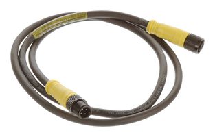 MOLEX 120066-1993 SENSOR CORD, 4P M12 RCPT-PLUG, 3.3FT