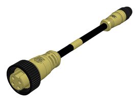 MOLEX 120066-1994 SENSOR CORD, 4P M12 RCPT-PLUG, 3.3FT