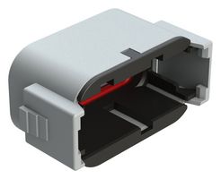 AMPHENOL SINE/TUCHEL ATM06-12SB-CAP 保护盖, 12路, 灰色/热塑性塑料