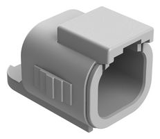 AMPHENOL SINE/TUCHEL ATM06-4S-CAP DUST CAP, 4POS, GREY,THERMOPLASTIC