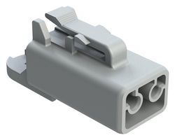 AMPHENOL SINE/TUCHEL ATP04-2P-CAP 防尘盖, 2路, 灰色, 热塑性塑料