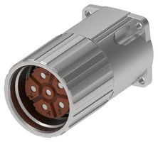 INTERCONTEC - TE CONNECTIVITY BDFA107NN00000150000 圆形连接器, 公, 6路, 面板