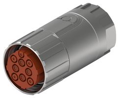 INTERCONTEC - TE CONNECTIVITY CSTA265NN00450001000 圆形连接器, 公, 9路, 电缆