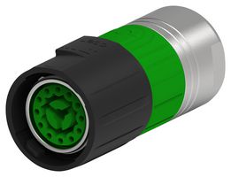 INTERCONTEC - TE CONNECTIVITY ESTA002NN00320001000 圆形连接器, 公, 12路, 电缆