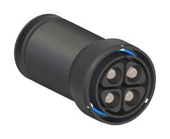 BULGIN LIMITED PXP9010/04/P/1. 圆形连接器, 公, 4路, 电缆