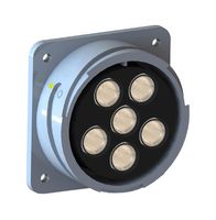 BULGIN LIMITED PXP9012/06/S. 圆形连接器, 公, 6路, 面板