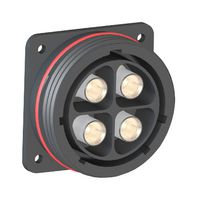BULGIN LIMITED PXP9052/04/S. CIRCULAR CONNECTOR, RCPT, 4POS, PANEL