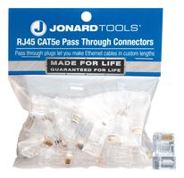 JONARD TOOLS RJ45-525 KIT, MODULAR CONN, CAT5/5E, 25PCS