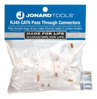 JONARD TOOLS RJ45-625 KIT, MODULAR CONN, CAT6/6A, 25PCS