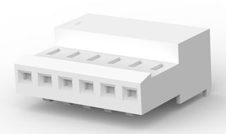 AMP - TE CONNECTIVITY 3-641191-6 线至板连接器, 母, 6路, 1排, 2.54MM