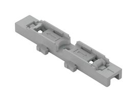 WAGO 221-2521 安装载体, 1路, DIN35 轨, 灰色