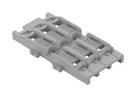 WAGO 221-2533 安装载体, 3路, DIN35 轨, 灰色