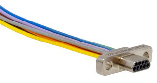 ITT CANNON MDLM-9P6PS18B-F222 电缆组件, 微型-D 连接器, 公-自由线端, 18英寸/t/t/t/t/t/t/t/t/t/t/t/t/t/t/t/t/t