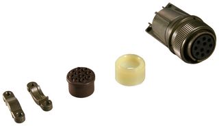AMPHENOL INDUSTRIAL MS3106E18-1S 圆形连接器, 公, 18-1, 电缆安装