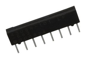 BOURNS 4308R-102-392LF 电阻阵列, 隔离, 3K9, 2%, SIP