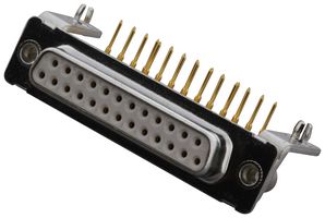 MOLEX / FCT 173109-0183. FCT DSUB RA PC RCPT 25 PN W/CLINCH