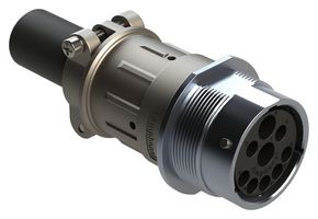 AMPHENOL SINE/TUCHEL AHDBM04-24-91PN-059. CIRCULAR CONN, RCPT, 9POS, CRIMP