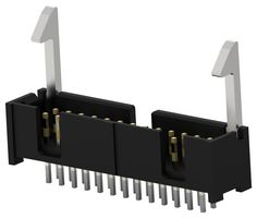 AMP - TE CONNECTIVITY 104128-5 线至板连接器, 针座, 26路, 2排, 2.54MM
