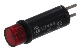 DIALIGHT 507-4760-3331-500F 指示灯, LED, 红色