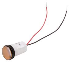 DIALIGHT 557-1705-203F. 指示器, 发光二极管, 面板安装, 黄色, 24V