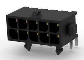 AMP - TE CONNECTIVITY 4-794620-0 WTB CONN, R/A HEADER, 10POS, 2ROW, 3MM