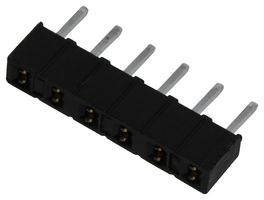 3M 929870-01-06-RA BTB CONN, RCPT, 6POS, 1ROW, 2.54MM