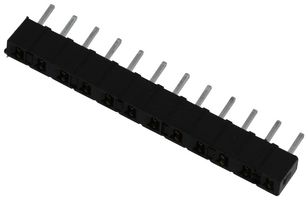 3M 929870-01-12-RA 板至板连接器, 母, 12路, 1排, 2.54MM