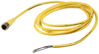 MOLEX 1200790164 传感器线缆, 4路, M12 母-辫状线, 2M
